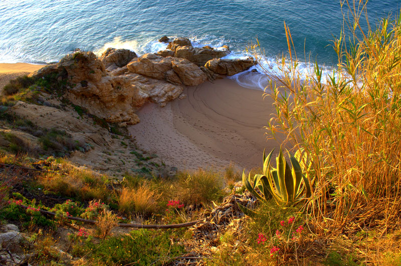 Tramo de playa